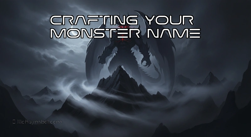 A majestic monster silhouette on a peak